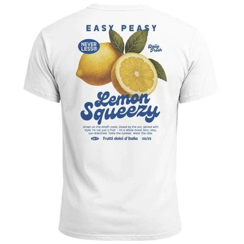 Mens Back Print Easy Peasy Lemon Squeezy Citrus Italy - Adult & Kids T-Shirts, Sweatshirts & Hoodies apparel design preview 1