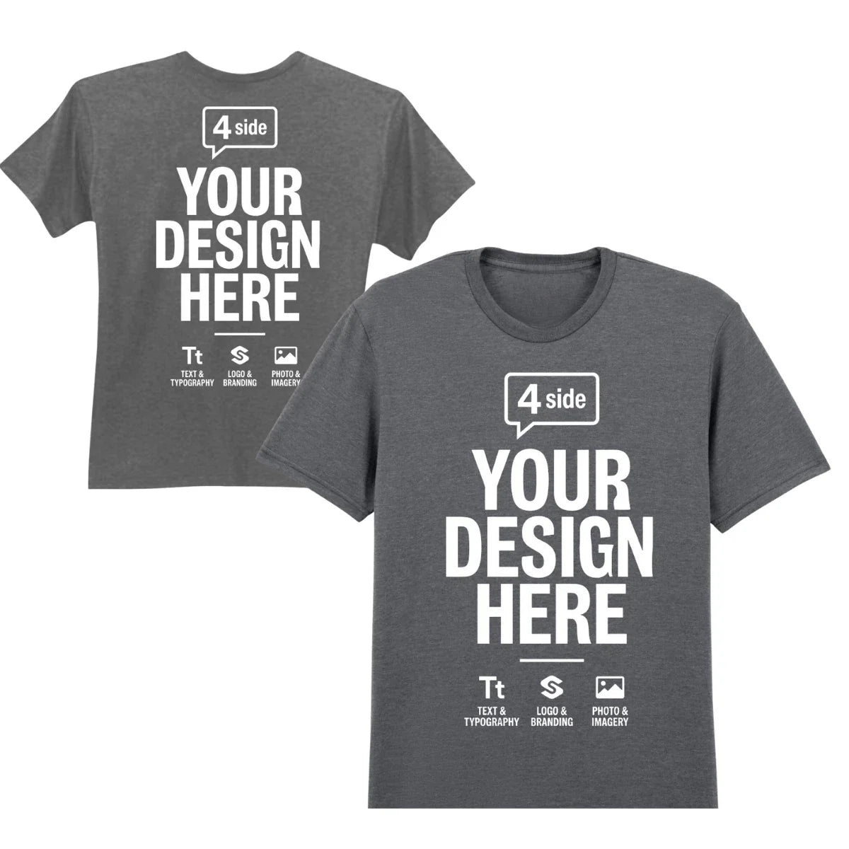 Custom With Your Design Text Photo Upload Mens Womens - Adult & Kids T-Shirts, Sweatshirts & Hoodies apparel design preview 1