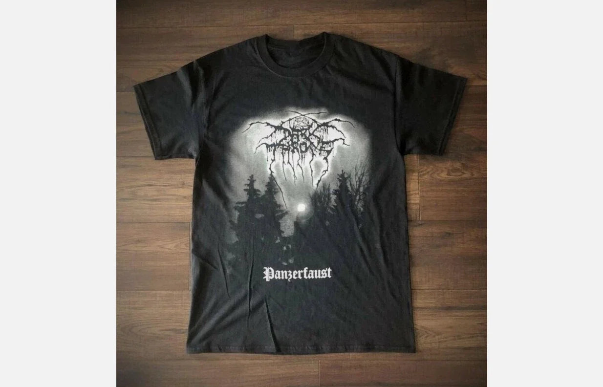Vtg DarkThrone Band Panzerfaust Cotton Black S-5XL - Adult & Kids T-Shirts, Sweatshirts & Hoodies apparel design preview 1