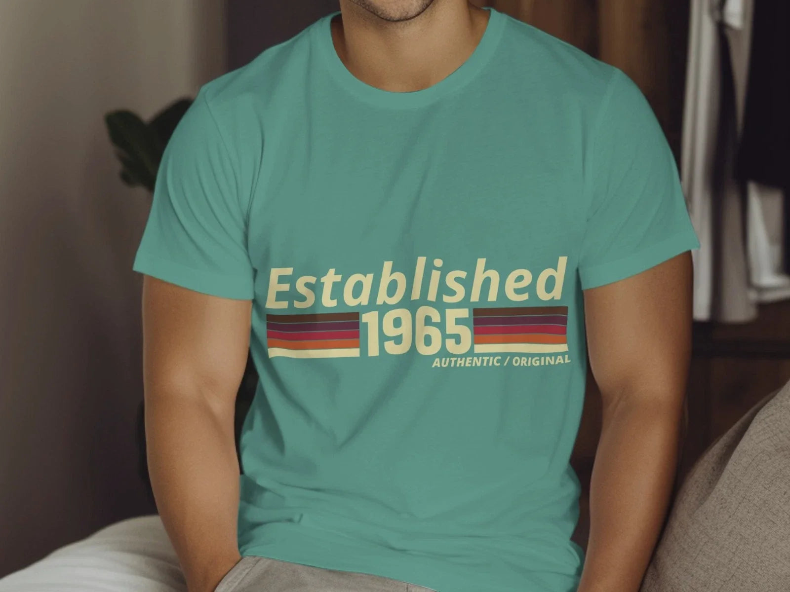Personalised Established Birthday Any Age Year Retro - Adult & Kids T-Shirts, Sweatshirts & Hoodies apparel design preview 1