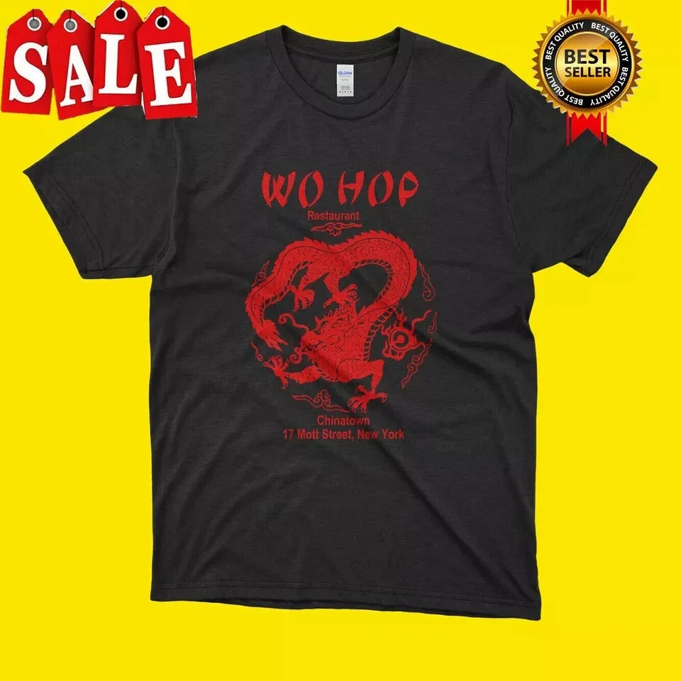 Limited WO HOP RESTAURANT Chinatown Mott Black - Adult & Kids T-Shirts, Sweatshirts & Hoodies apparel design preview 1