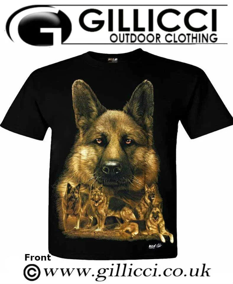 Mens Women German Shepherd Alsatian 3D Large Dog - Adult & Kids T-Shirts, Sweatshirts & Hoodies apparel design preview 1