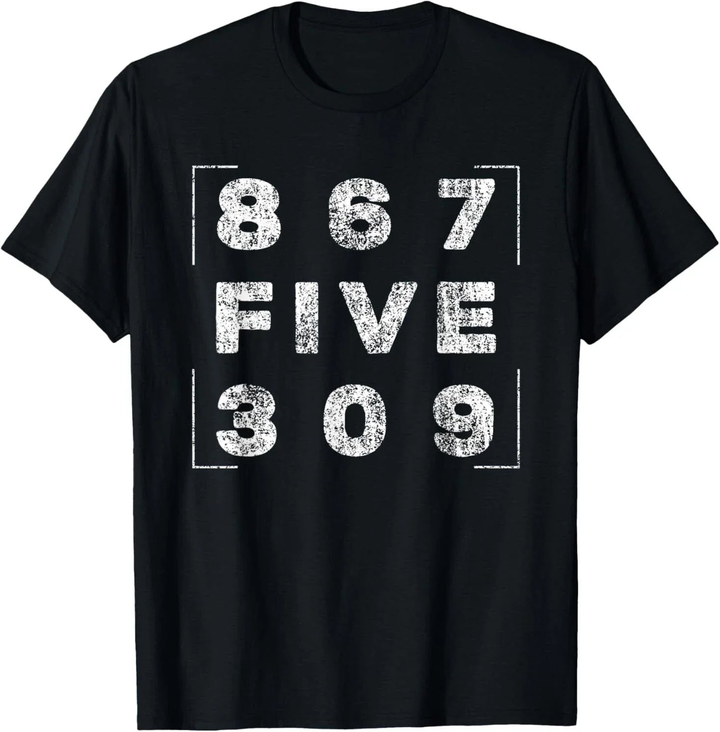 Retro Vintage Eighties 8675309 Nostalgic and Funny - Adult & Kids T-Shirts, Sweatshirts & Hoodies apparel design preview 1