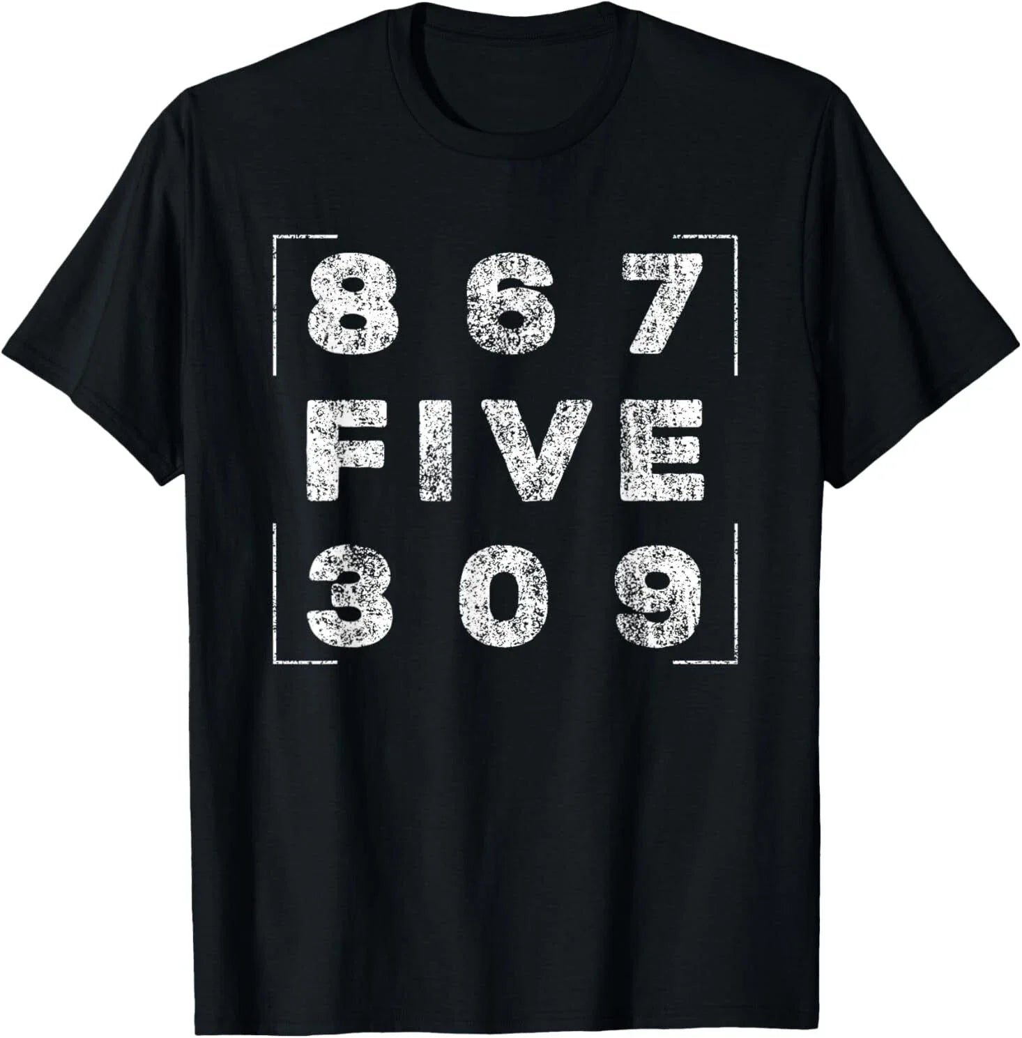 Retro Vintage Eighties 8675309 Nostalgic and Funny - Adult & Kids T-Shirts, Sweatshirts & Hoodies apparel design preview 1