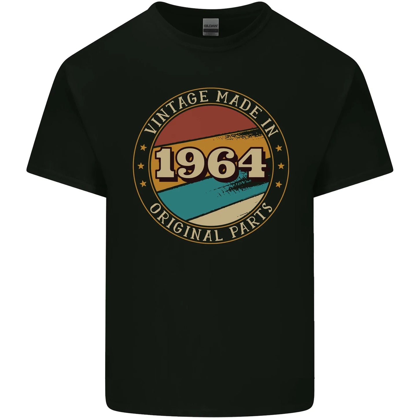 62nd Birthday Vintage Made In 1964 Mens Light Cotton - Adult & Kids T-Shirts, Sweatshirts & Hoodies apparel design preview 1