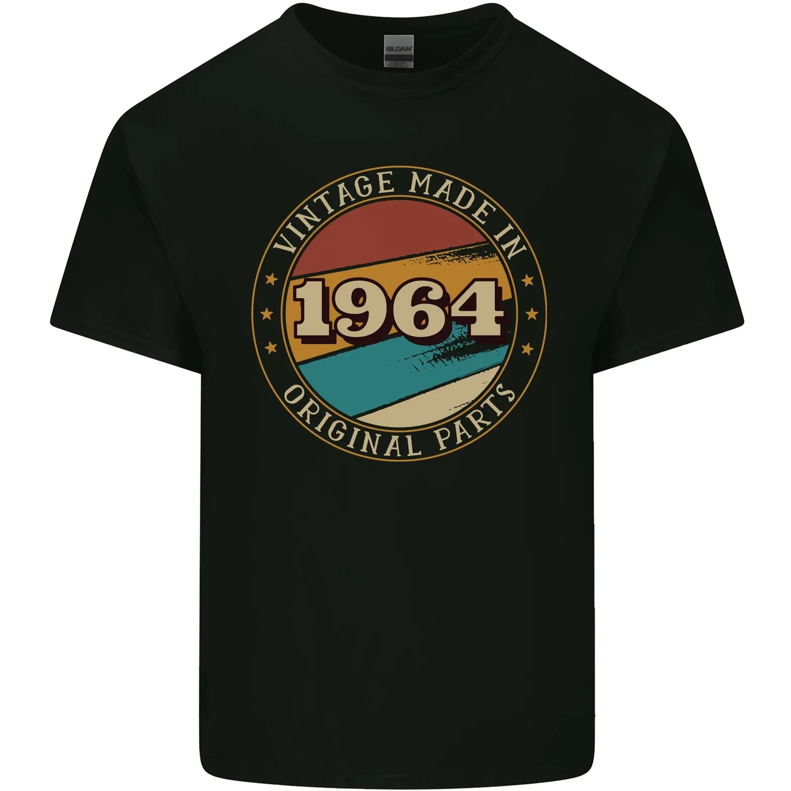 62nd Birthday Vintage Made In 1964 Mens Light Cotton - Adult & Kids T-Shirts, Sweatshirts & Hoodies apparel design preview 1
