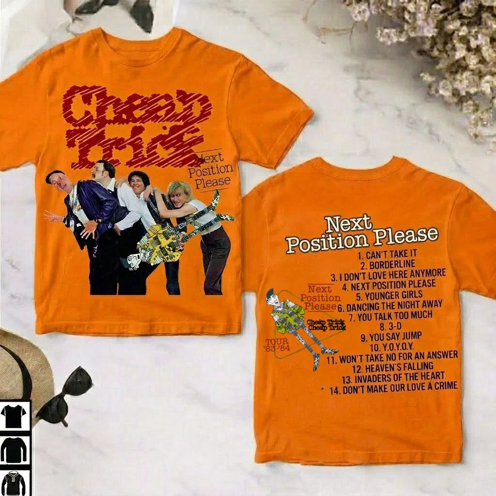 Very Rare Next Position Please ABlum from Cheap Trick - Adult & Kids T-Shirts, Sweatshirts & Hoodies apparel design preview 1