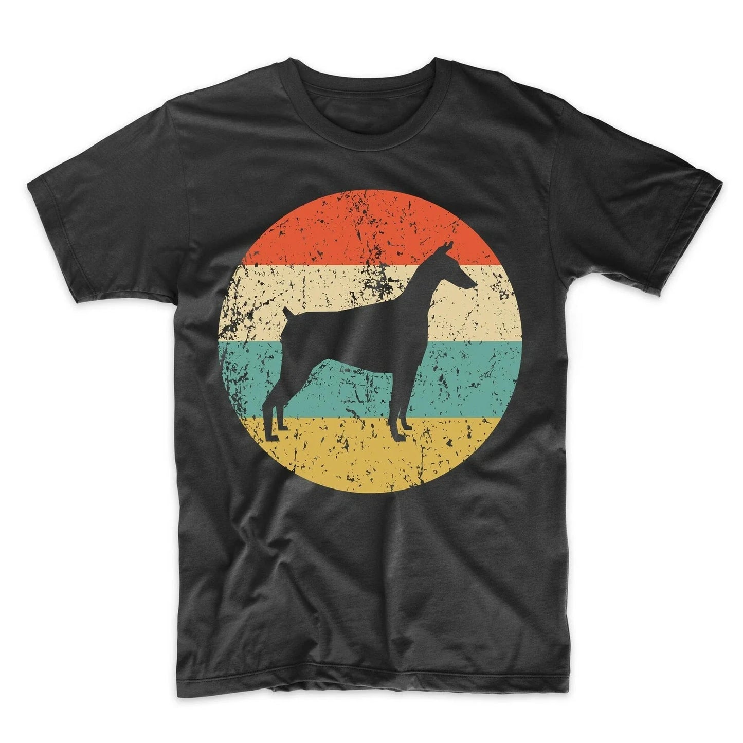Doberman Vintage Retro Men's Dog Icon - Adult & Kids T-Shirts, Sweatshirts & Hoodies apparel design preview 1