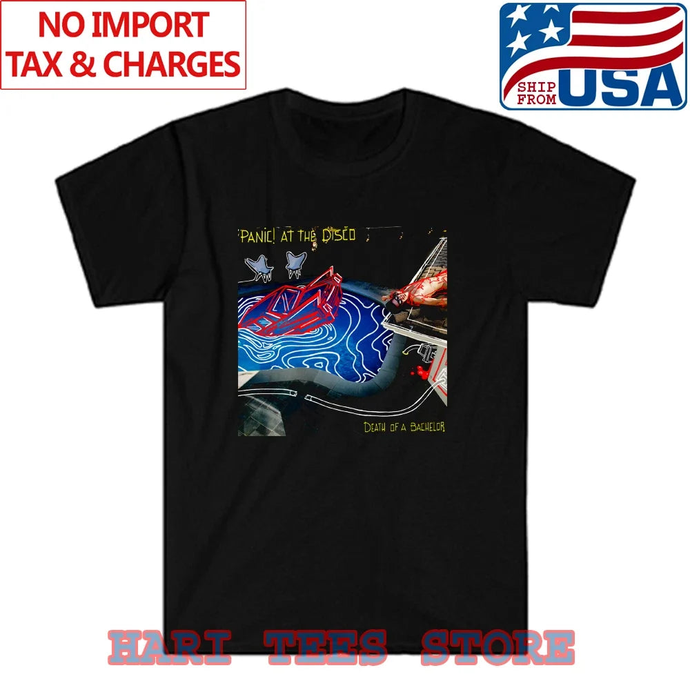 Panic At The Disco Death Of A Bachelor Men's Black - Adult & Kids T-Shirts, Sweatshirts & Hoodies apparel design preview 1