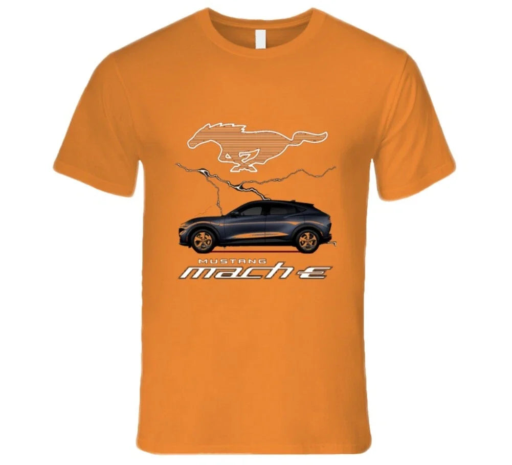 Ford Mustang Mach E Electric 2021 - Adult & Kids T-Shirts, Sweatshirts & Hoodies apparel design preview 1