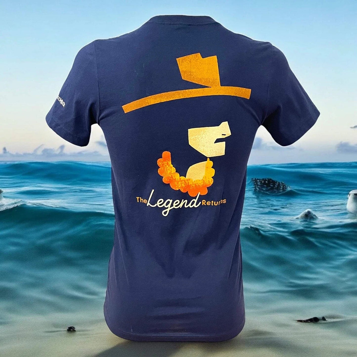 The Legend Returns Navy Blue - Adult & Kids T-Shirts, Sweatshirts & Hoodies apparel design preview 1