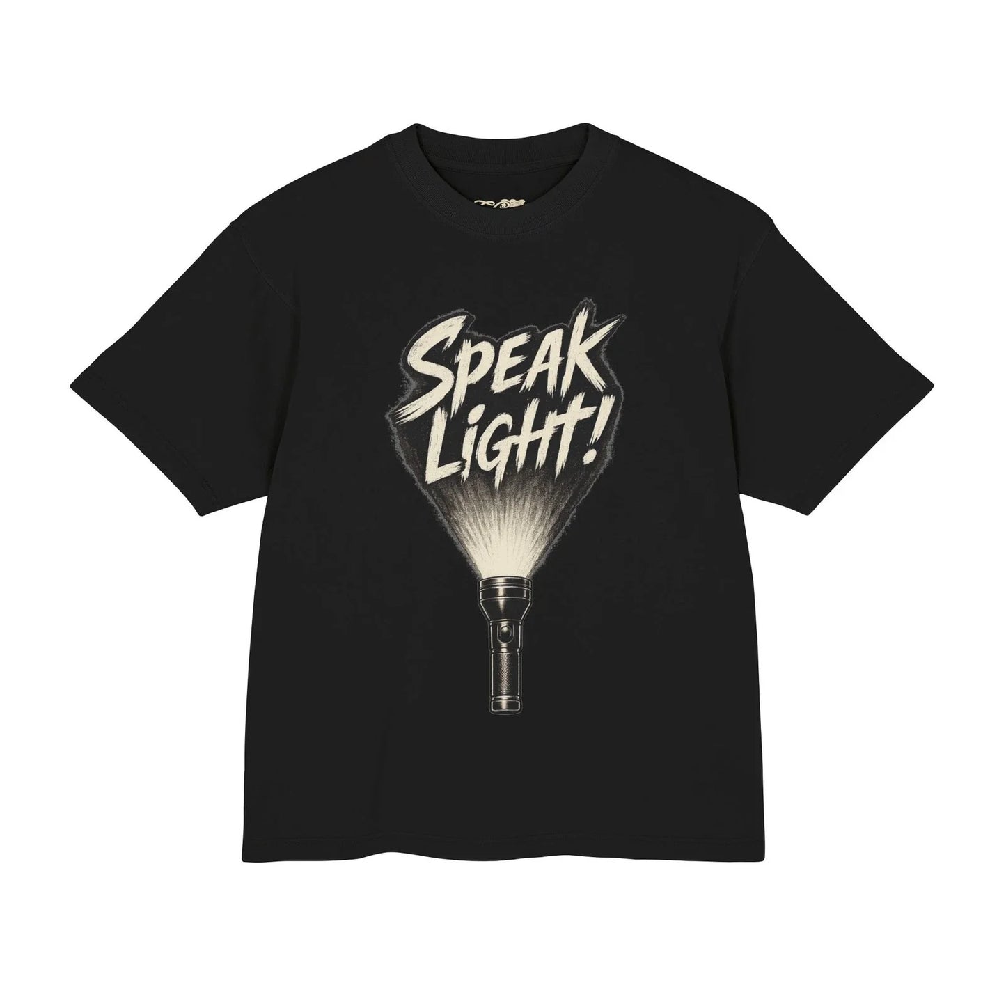 Speak Light Flashlight Graphic Christian Scripture - Adult & Kids T-Shirts, Sweatshirts & Hoodies apparel design preview 1