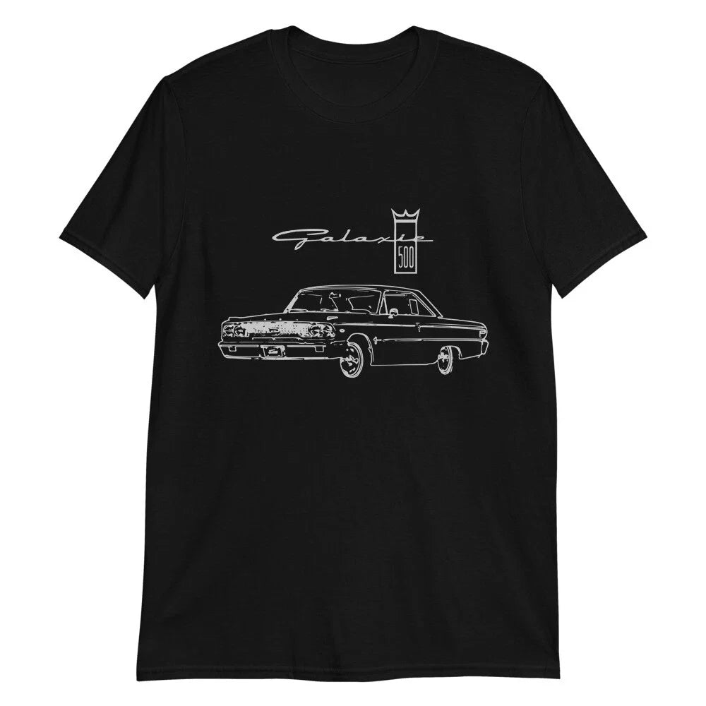 1963 Ford Galaxie 500 Antique Car Short-Sleeve - Adult & Kids T-Shirts, Sweatshirts & Hoodies apparel design preview 1
