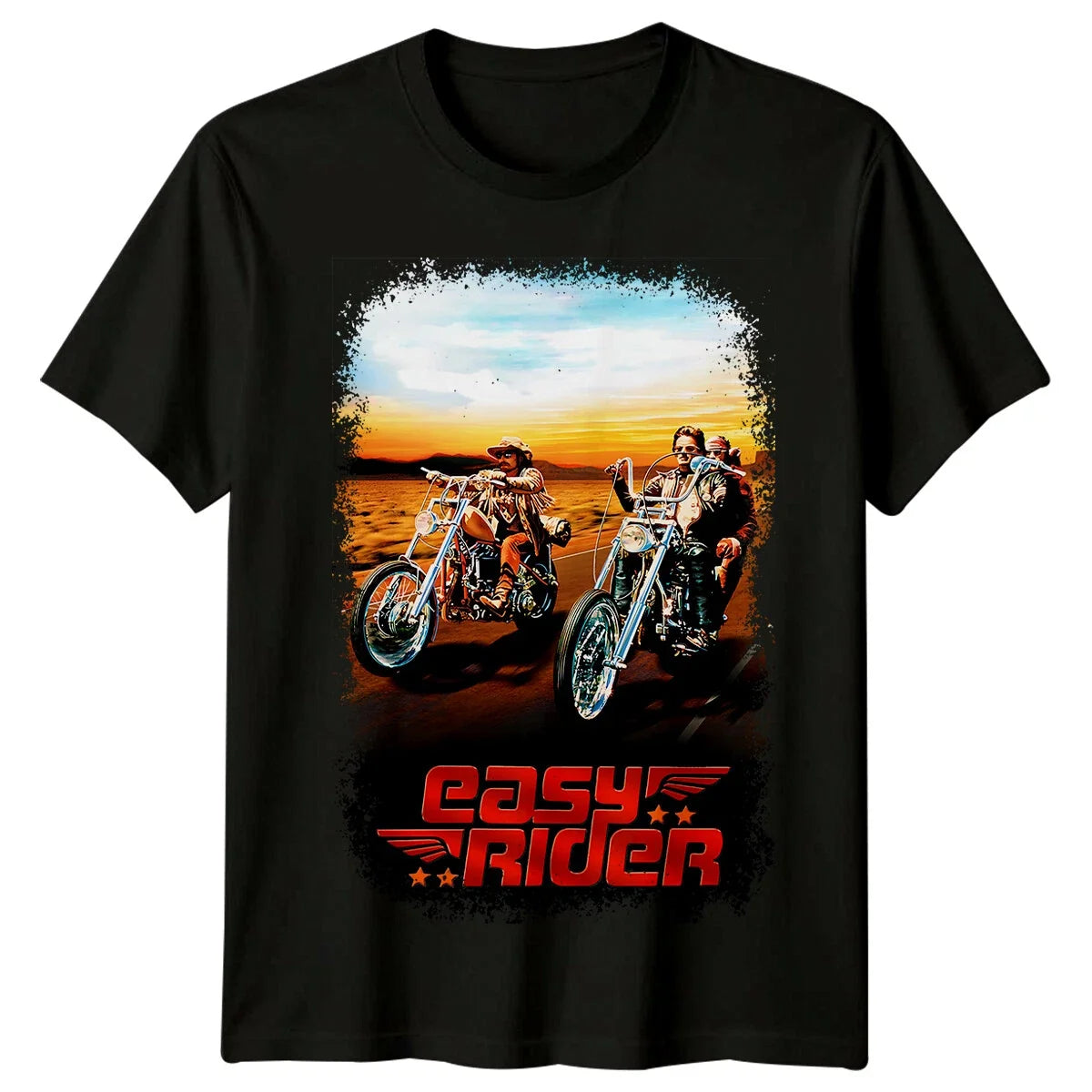 Easy Rider (1969) Movie Poster Inspired Retro Unisex - Adult & Kids T-Shirts, Sweatshirts & Hoodies apparel design preview 1