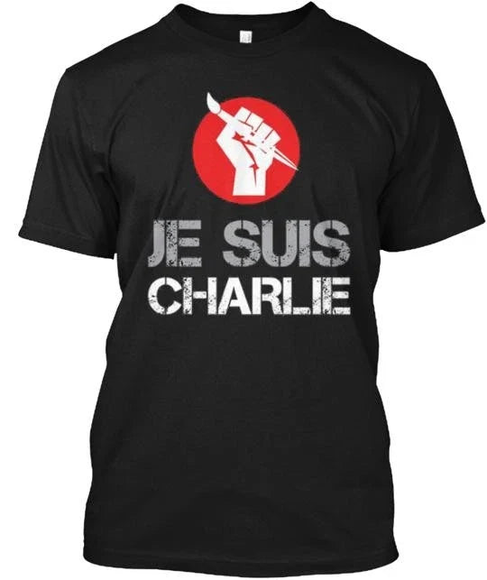 Je Suis Charlie buy Made in the USA Size S to 5XL - Adult & Kids T-Shirts, Sweatshirts & Hoodies apparel design preview 1