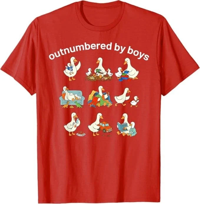 Outnumbered by Boys - Adult & Kids T-Shirts, Sweatshirts & Hoodies apparel design preview 1