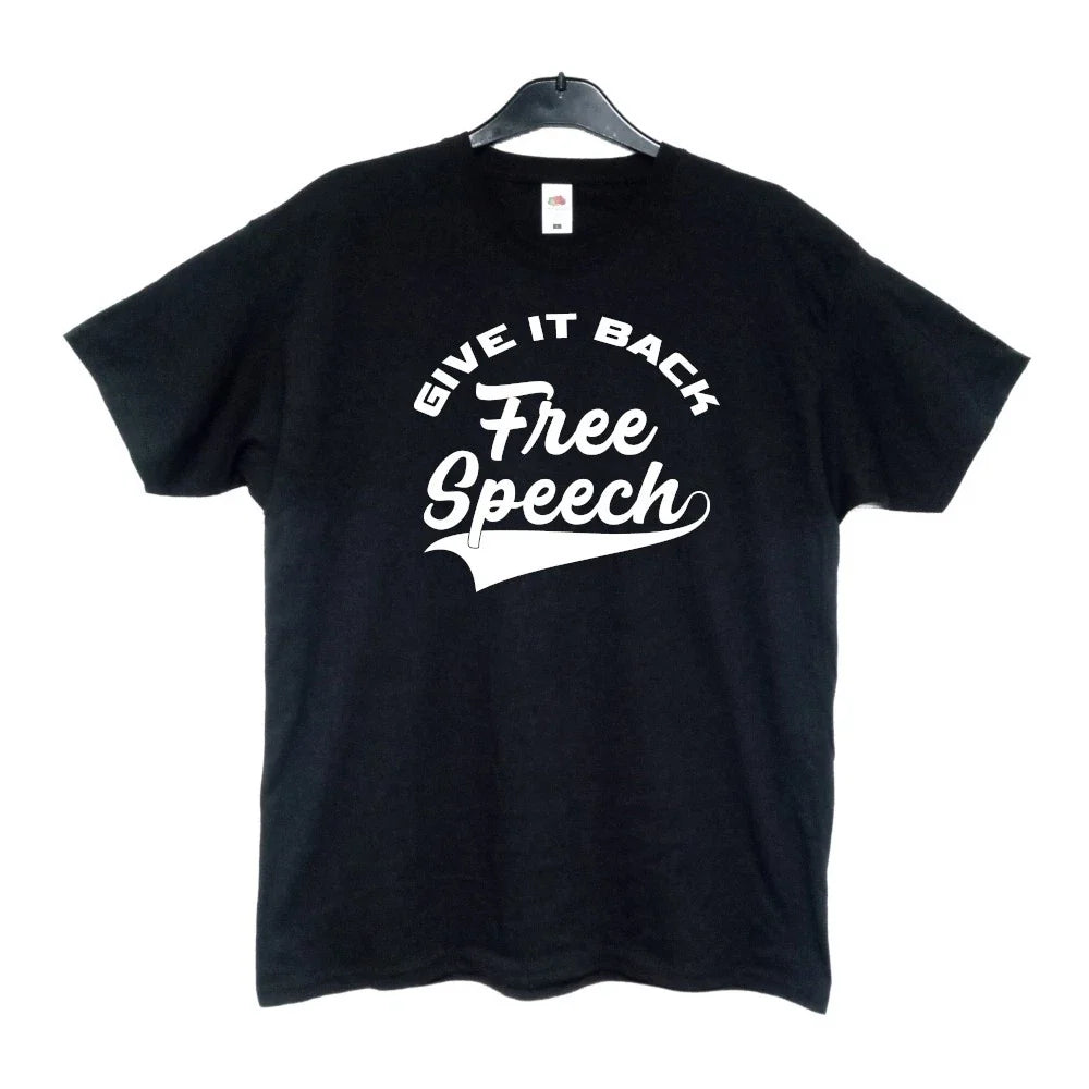 Free Speech Black Size XL Right Wing Politics UK - Adult & Kids T-Shirts, Sweatshirts & Hoodies apparel design preview 1