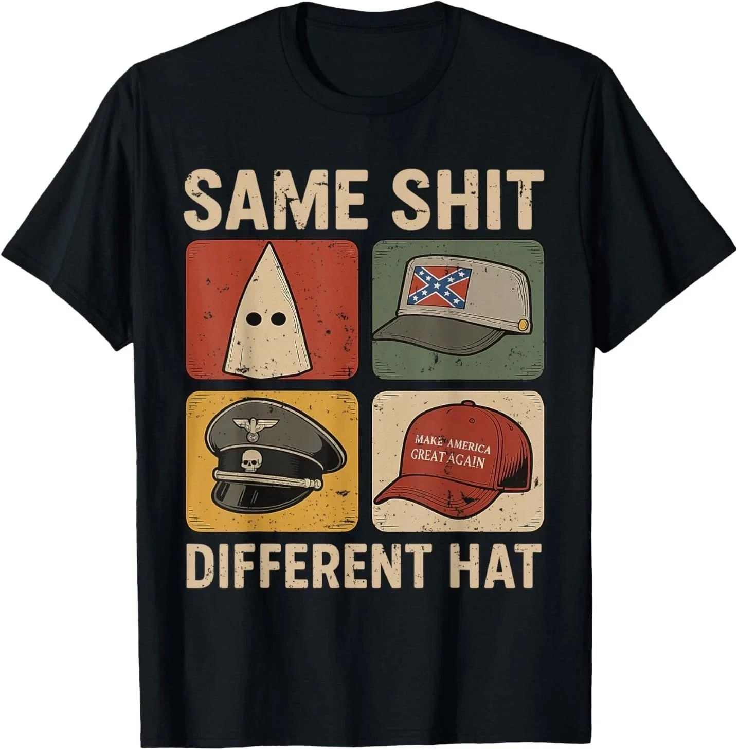 Same Sh*t Different Hat Funny - Adult & Kids T-Shirts, Sweatshirts & Hoodies apparel design preview 1