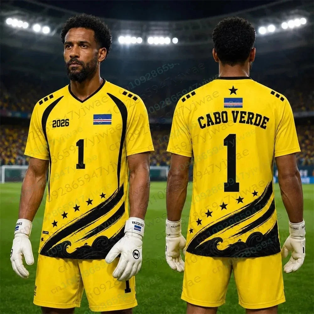 Cabo Verde Flag Football 2026 Breathable Polyester - Adult & Kids T-Shirts, Sweatshirts & Hoodies apparel design preview 1