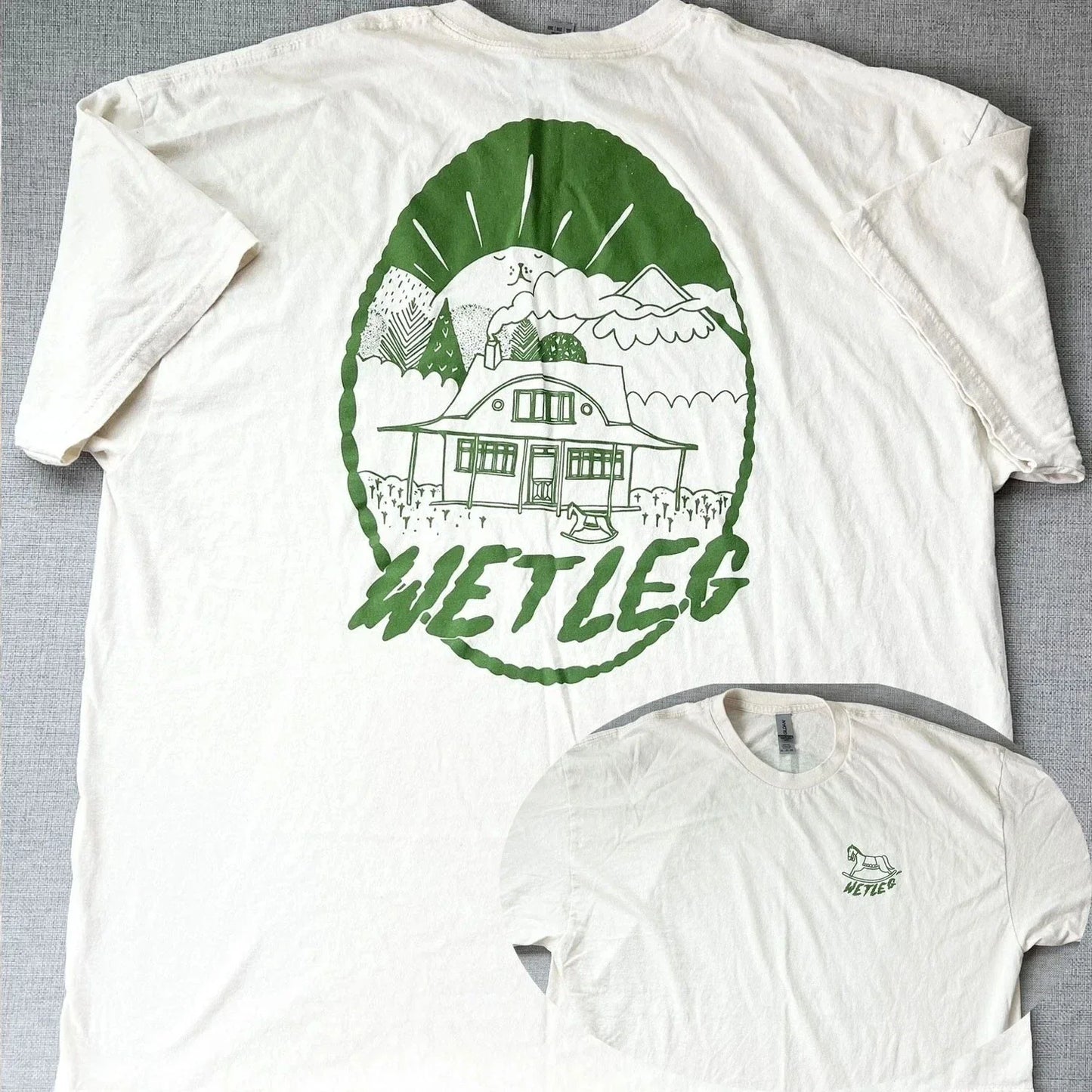 Vintage Wet Leg Band 2 Sides Cotton S-5XL Reprint - Adult & Kids T-Shirts, Sweatshirts & Hoodies apparel design preview 1