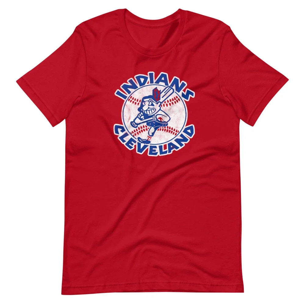 Chief Wahoo 1977 Style Cleveland Indians Baseball - Adult & Kids T-Shirts, Sweatshirts & Hoodies apparel design preview 1