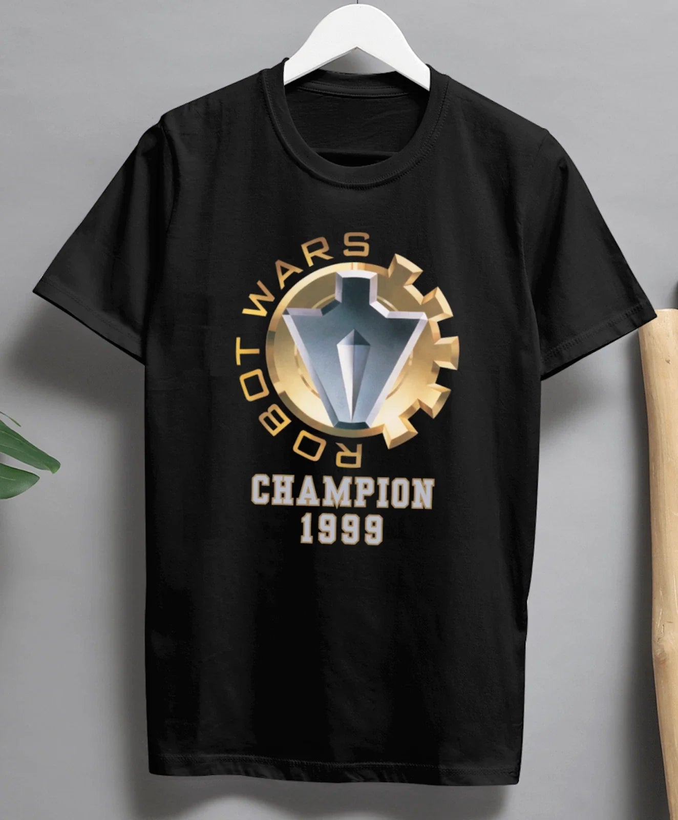 Robot Wars Champion 1999 Retro 90s Nostalgia Unisex - Adult & Kids T-Shirts, Sweatshirts & Hoodies apparel design preview 1