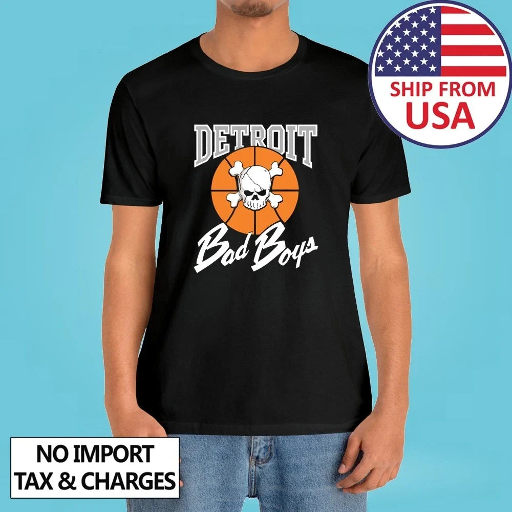 Detroit Bad Boys Men's Black Size S-5XL - Adult & Kids T-Shirts, Sweatshirts & Hoodies apparel design preview 1