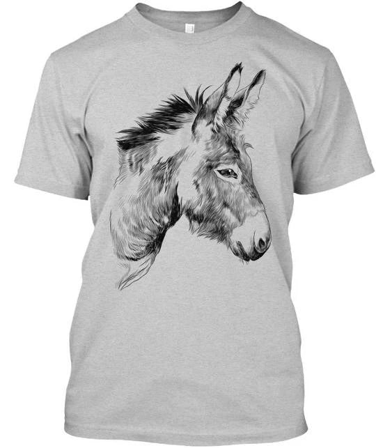 Donkey Art New Made in the USA Size S to 5XL - Adult & Kids T-Shirts, Sweatshirts & Hoodies apparel design preview 1