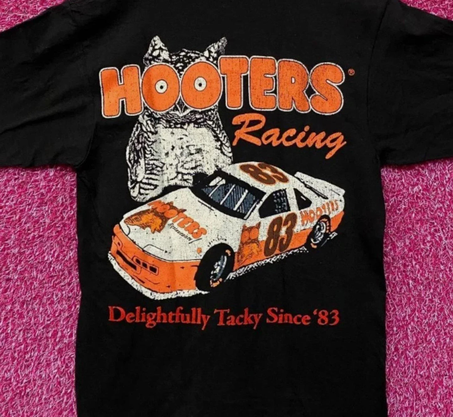 Hooters Vintage Style Nascar Racing short sleeve - Adult & Kids T-Shirts, Sweatshirts & Hoodies apparel design preview 1