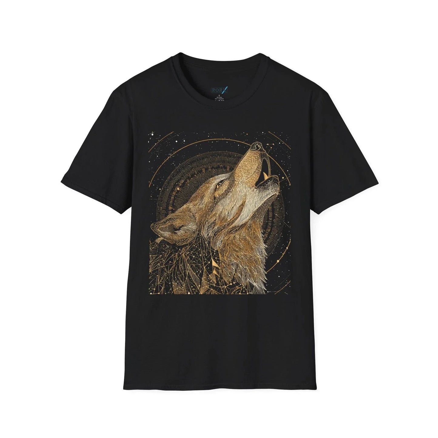 Howling Wolf Moonlight Nature Graphic - Adult & Kids T-Shirts, Sweatshirts & Hoodies apparel design preview 1
