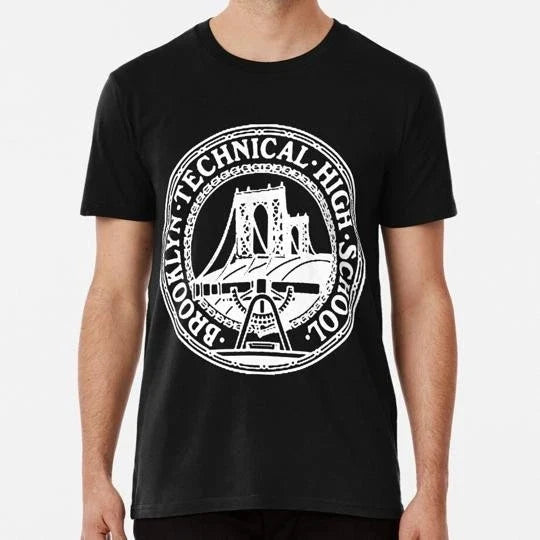 Brooklyn Technical High School White Logo Size S to - Adult & Kids T-Shirts, Sweatshirts & Hoodies apparel design preview 1