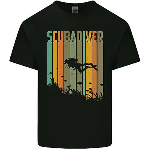 Scuba Diver Diving Dive Mens Cotton Top - Adult & Kids T-Shirts, Sweatshirts & Hoodies apparel design preview 1