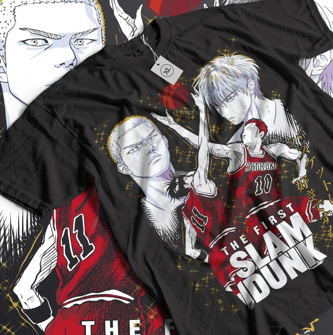 Slam Dunk Art Team Basketball Anime Sport Manga All - Adult & Kids T-Shirts, Sweatshirts & Hoodies apparel design preview 1