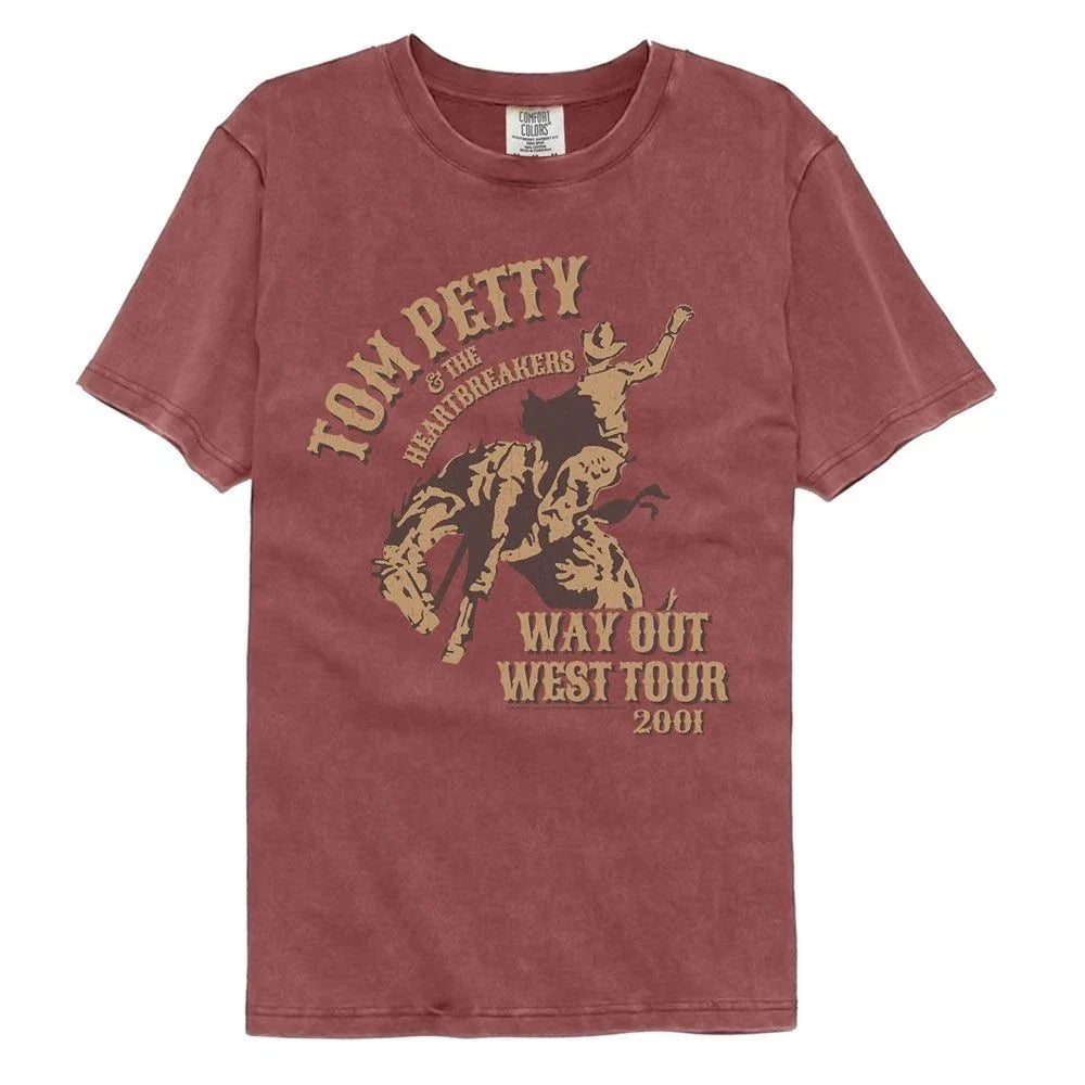 Tom Petty Wow Tour Comfort Colors - Adult & Kids T-Shirts, Sweatshirts & Hoodies apparel design preview 1