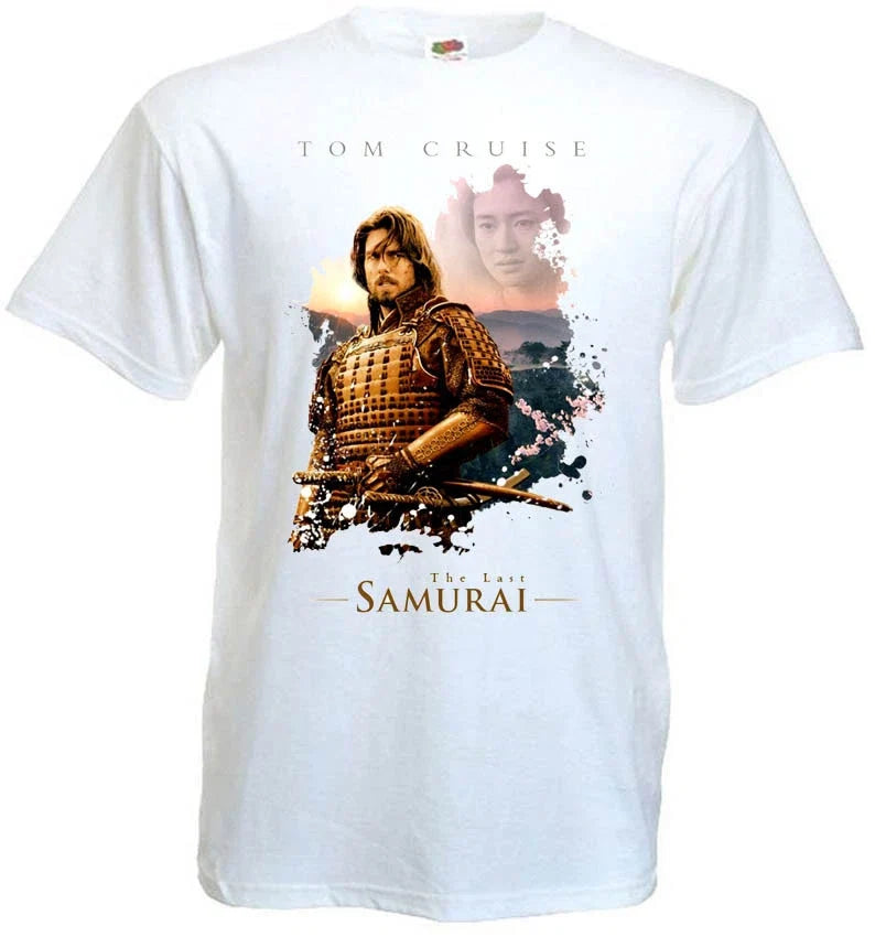 The Last Samurai v6 Tom Cruise white natural all - Adult & Kids T-Shirts, Sweatshirts & Hoodies apparel design preview 1