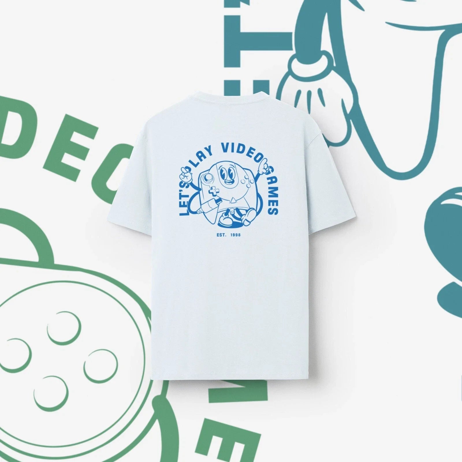Dreamcast Retro Video Game Organic Gamer Top - Adult & Kids T-Shirts, Sweatshirts & Hoodies apparel design preview 1