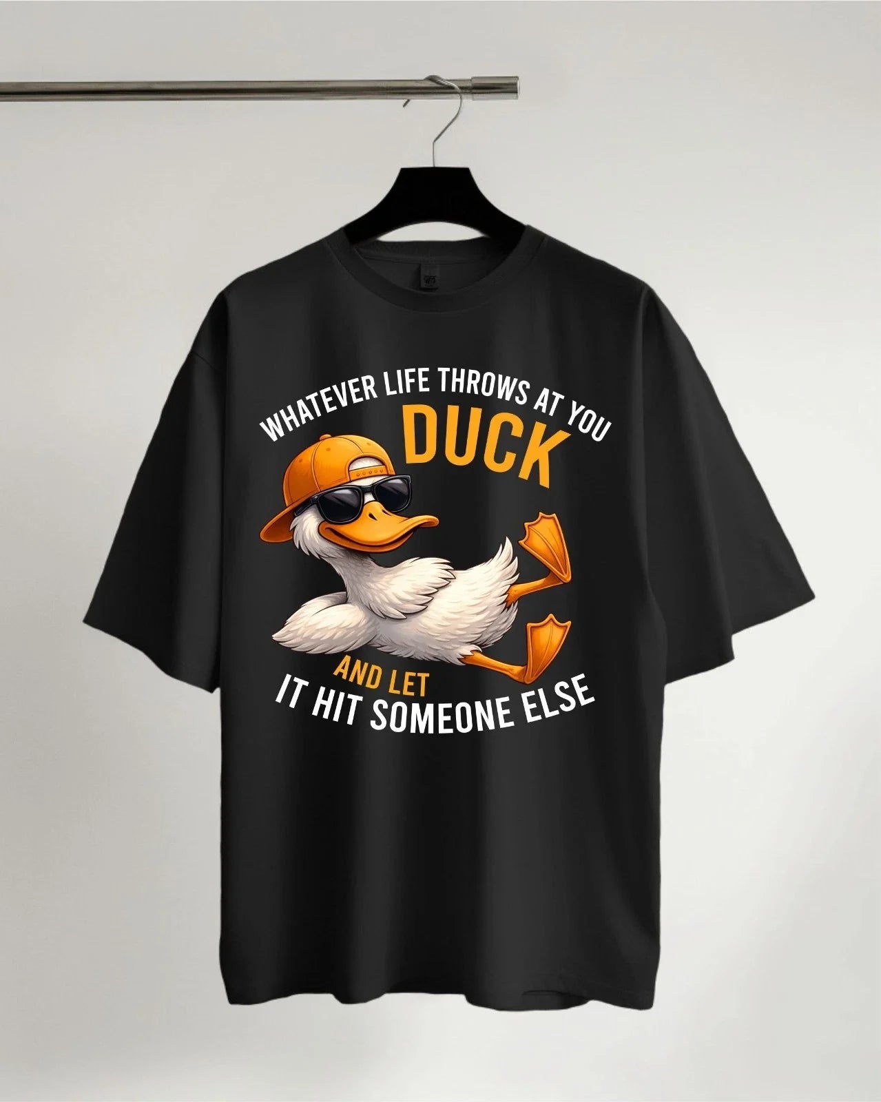 Whatever Life Throws At You It Hit Someone Else Duck - Adult & Kids T-Shirts, Sweatshirts & Hoodies apparel design preview 1