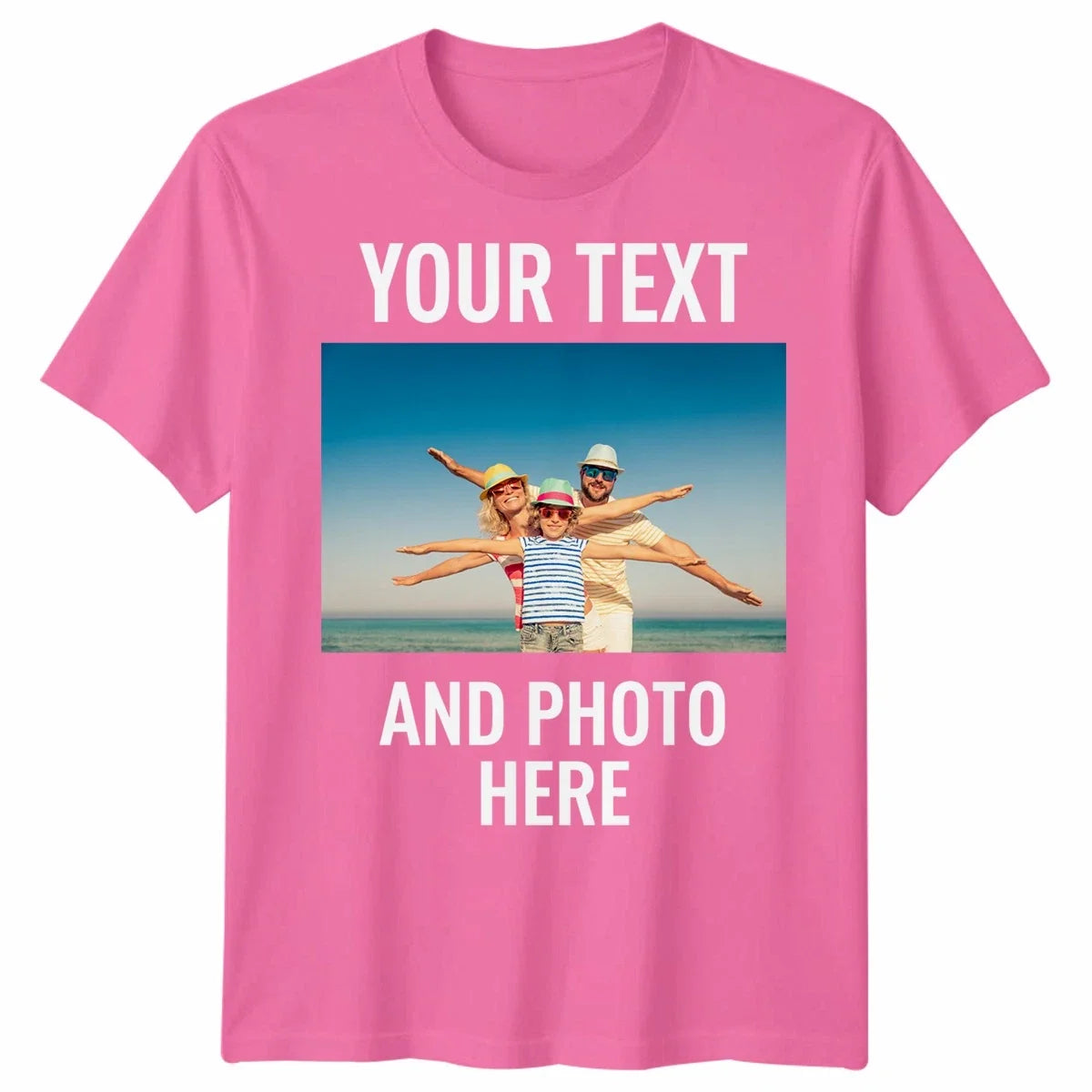 Personalised Custom Print Your Own Photo Design And - Adult & Kids T-Shirts, Sweatshirts & Hoodies apparel design preview 1