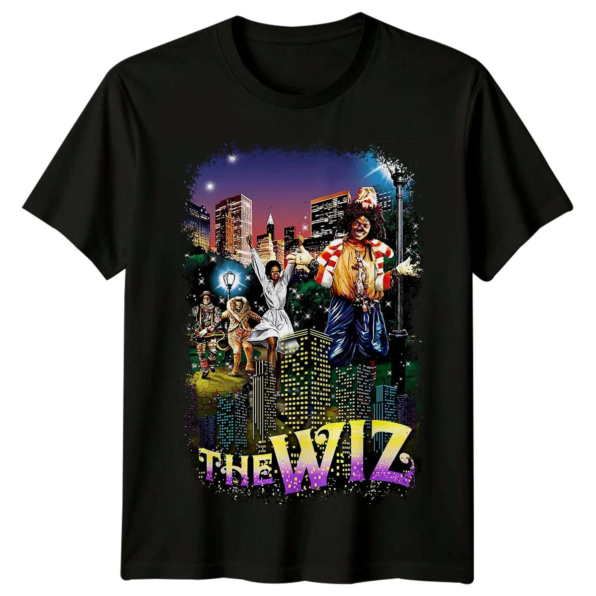 The Wiz (1978) Movie Poster Inspired Retro 70s Unisex - Adult & Kids T-Shirts, Sweatshirts & Hoodies apparel design preview 1