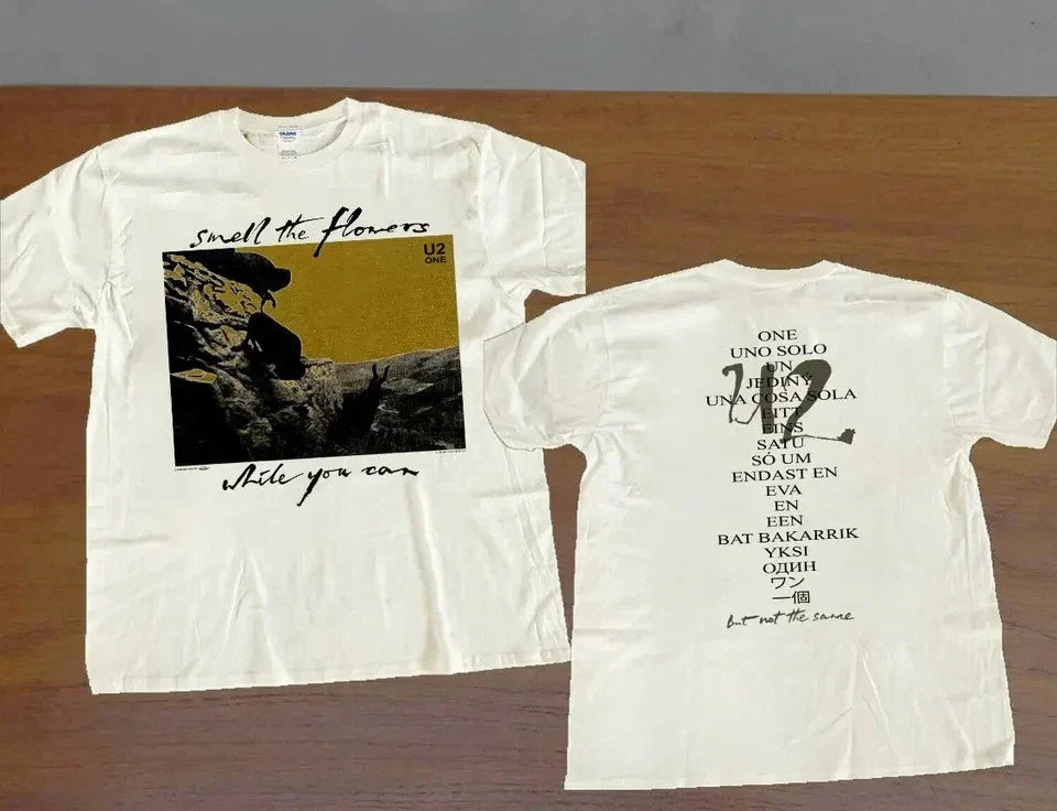 U2 One Smell The Flowers 1992 Tour Concert - Adult & Kids T-Shirts, Sweatshirts & Hoodies apparel design preview 1