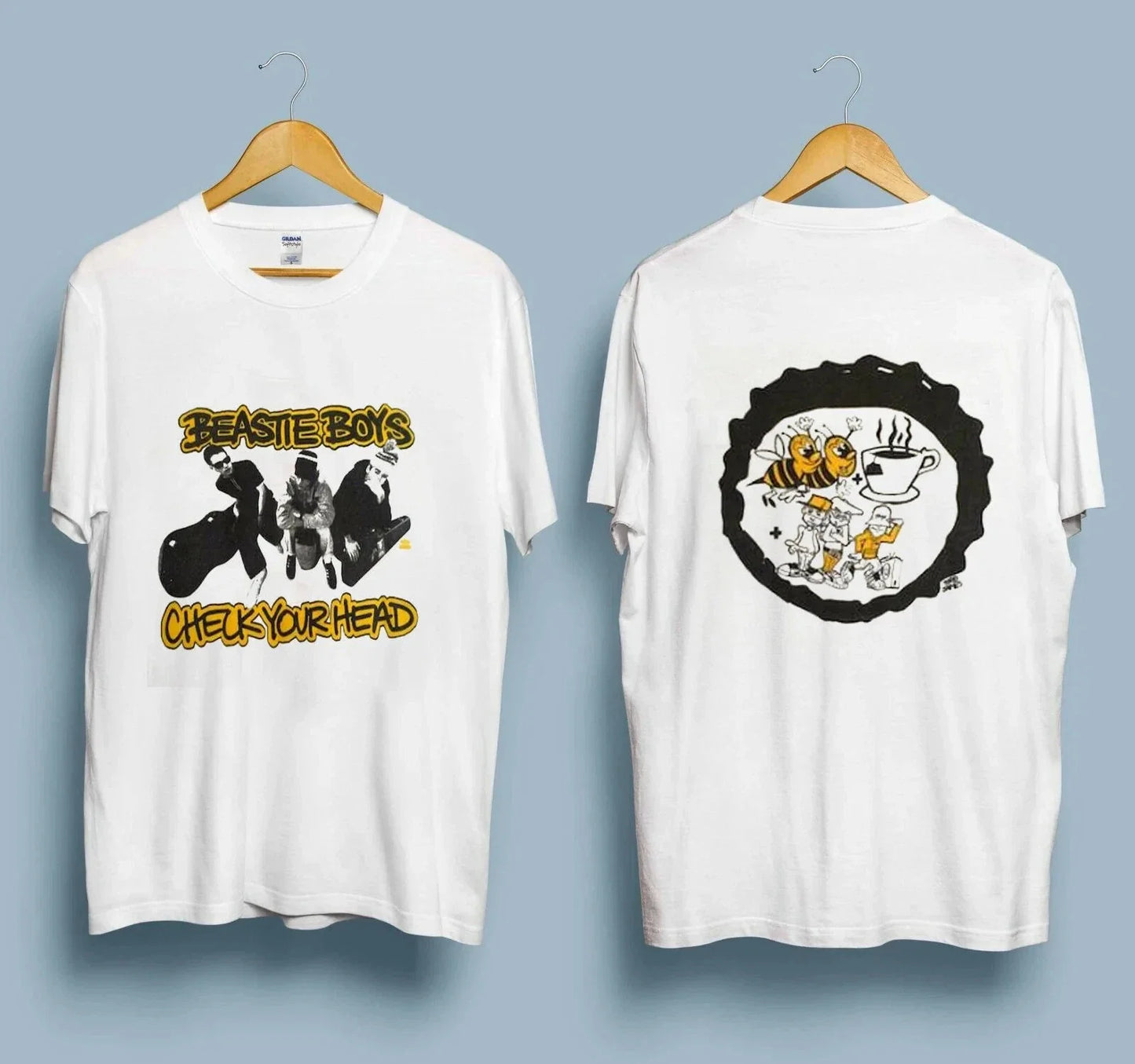 RARE BEASTIE BOYS CHECK YOUR HEAD GILDAN - Adult & Kids T-Shirts, Sweatshirts & Hoodies apparel design preview 1