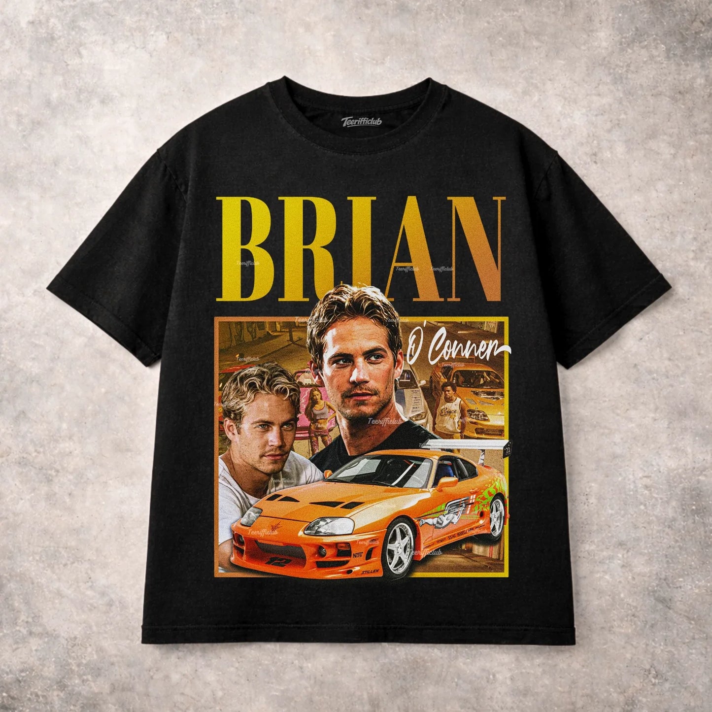 Brian O Conner Fast Furious Paul Walker Graphic JDM - Adult & Kids T-Shirts, Sweatshirts & Hoodies apparel design preview 1