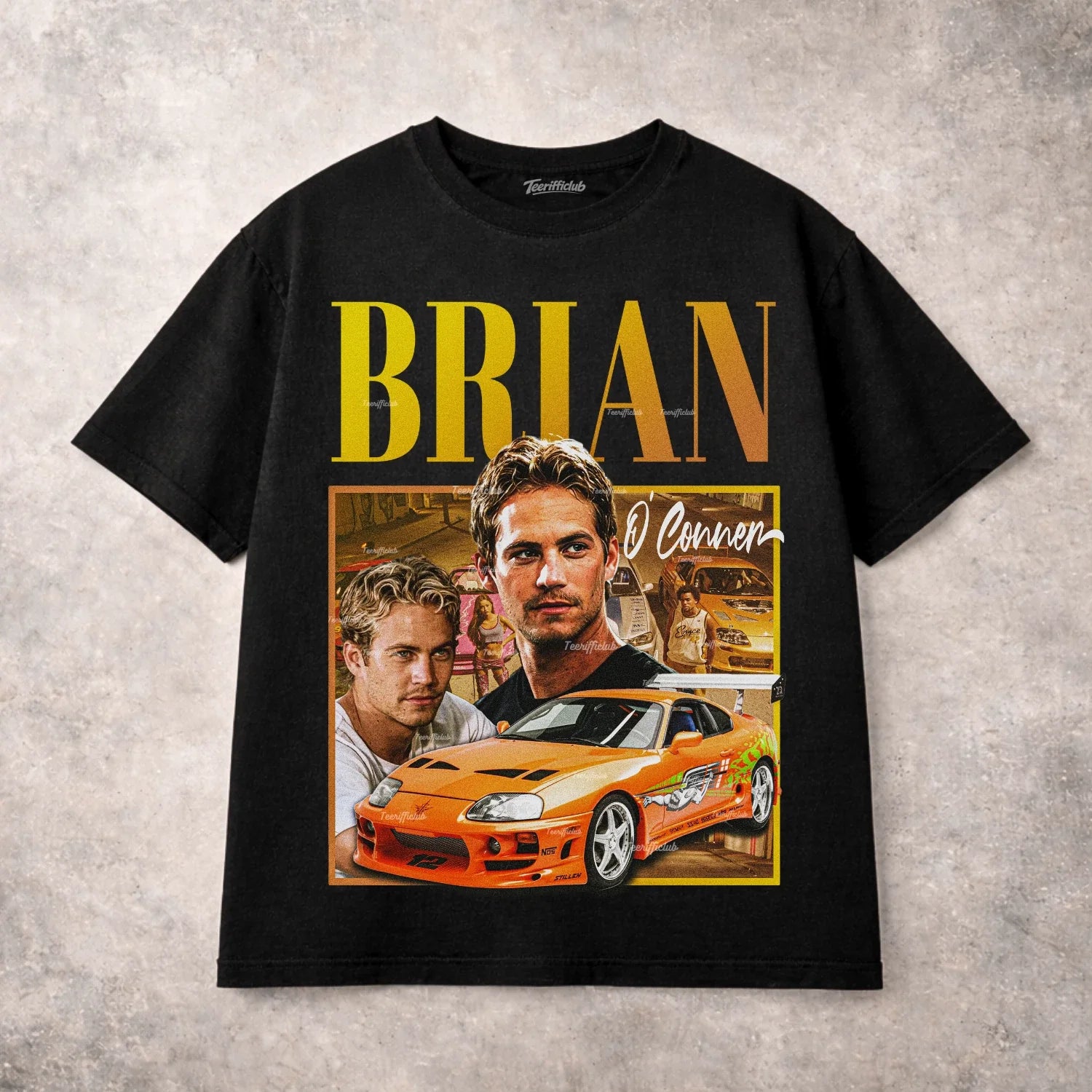 Brian O Conner Fast Furious Paul Walker Graphic JDM - Adult & Kids T-Shirts, Sweatshirts & Hoodies apparel design preview 1