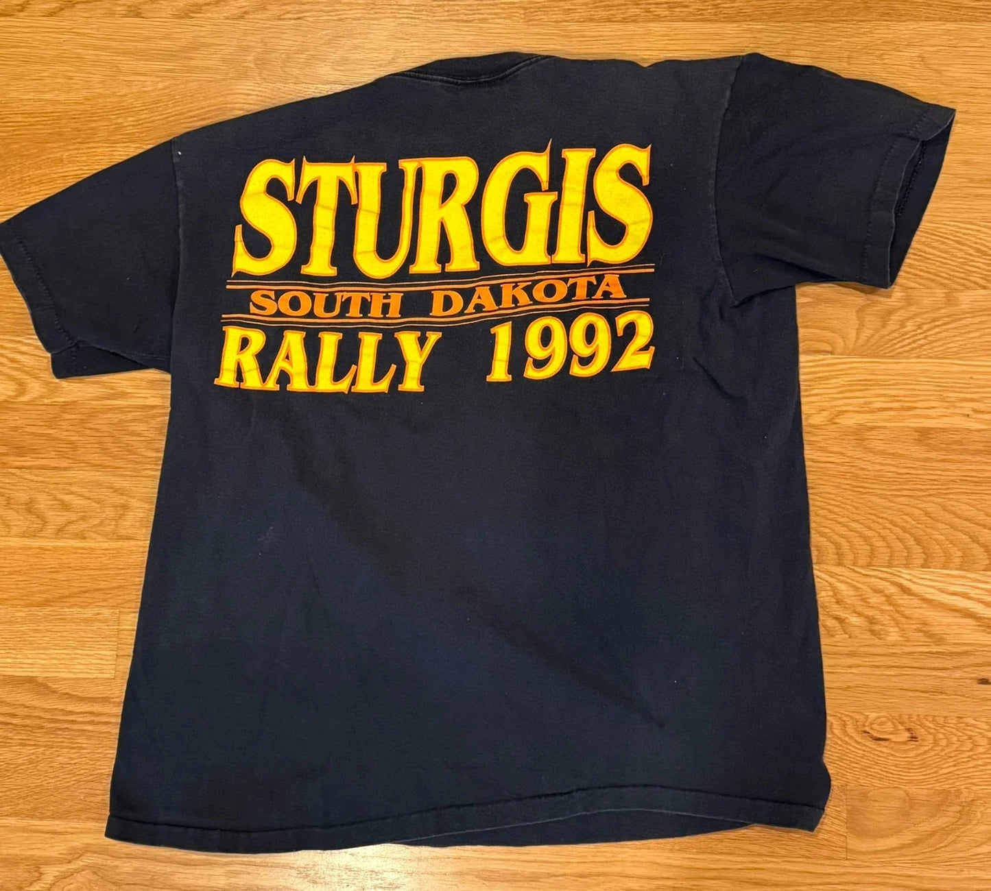1992 Sturgis Rally mens large - Adult & Kids T-Shirts, Sweatshirts & Hoodies apparel design preview 1