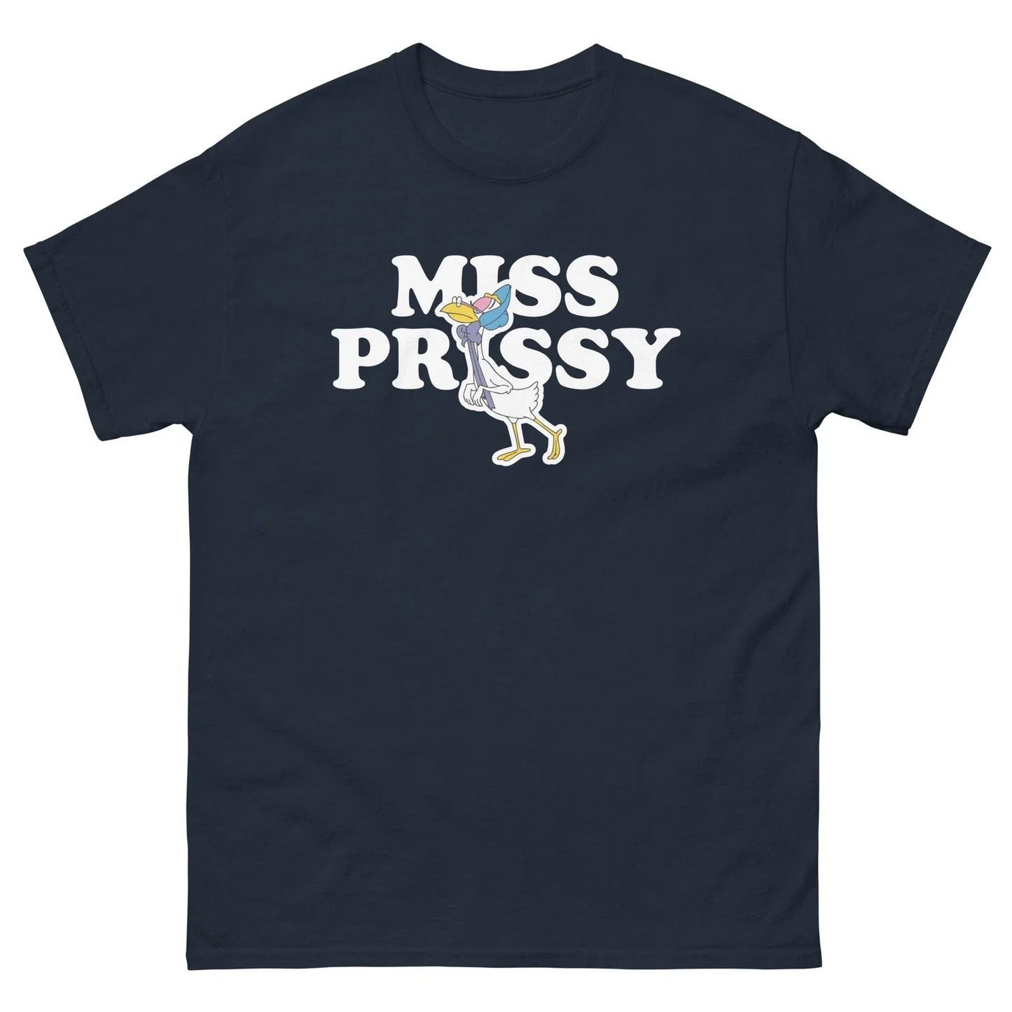 Miss Prissy Graphic Navy Unisex classic - Adult & Kids T-Shirts, Sweatshirts & Hoodies apparel design preview 1