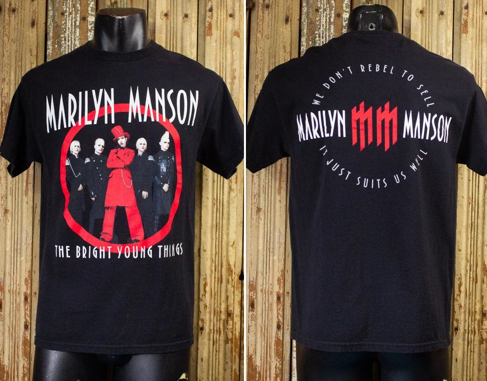 Vintage Marilyn Manson The Bright Young Things - Adult & Kids T-Shirts, Sweatshirts & Hoodies apparel design preview 1