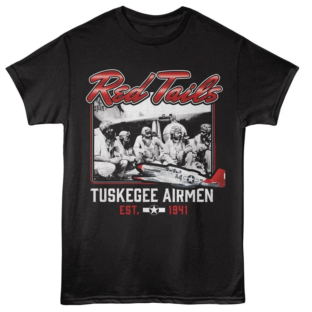 Tuskegee Airmen Est 1941 World War 2 Red Tails Group - Adult & Kids T-Shirts, Sweatshirts & Hoodies apparel design preview 1