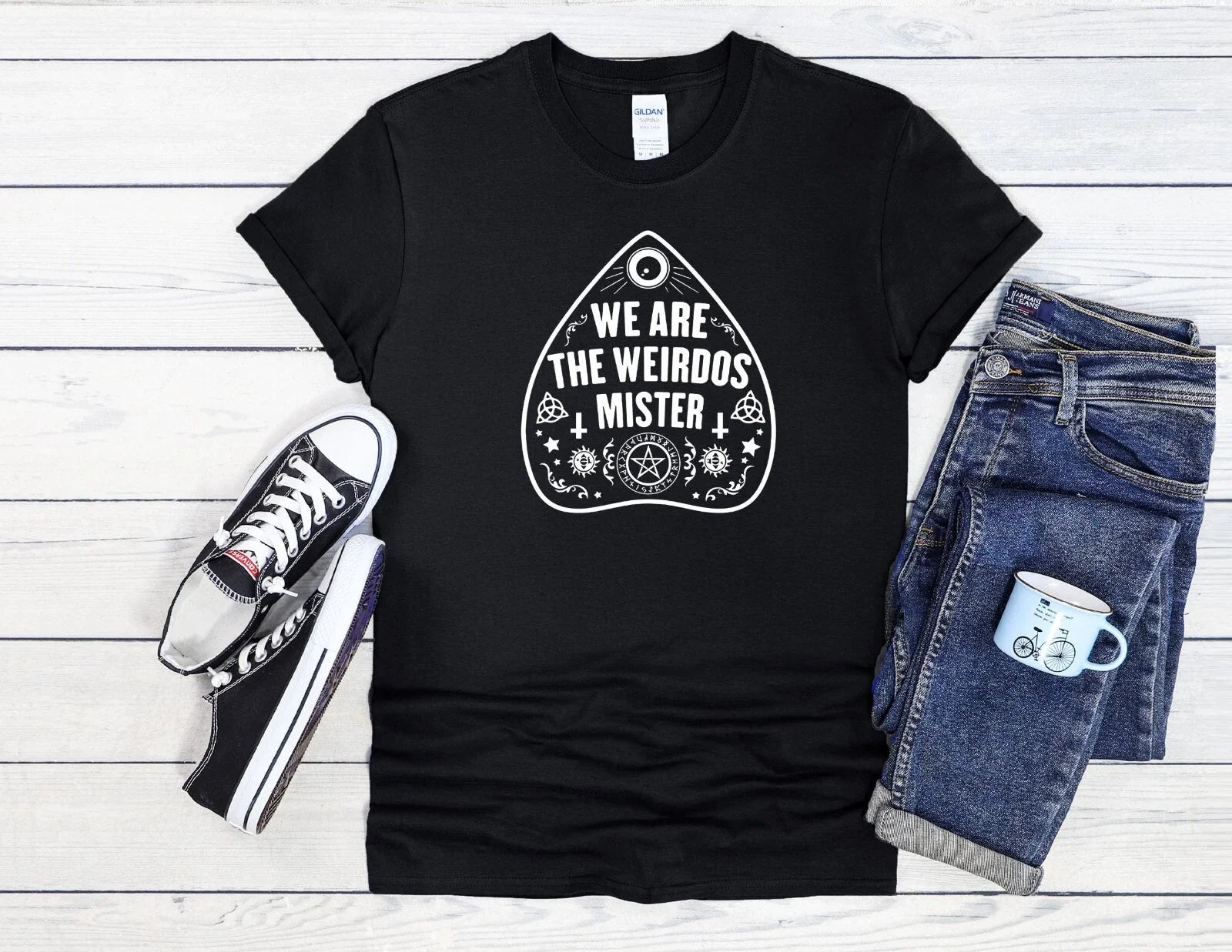 We Are the Weirdos Ouija Men Women Baseball 4249 - Adult & Kids T-Shirts, Sweatshirts & Hoodies apparel design preview 1
