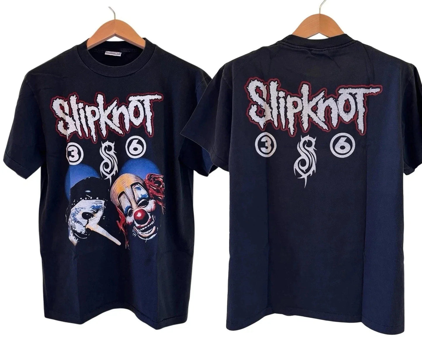 Vintage Slipknot1 Band Metal Tour Unisex Reprint - Adult & Kids T-Shirts, Sweatshirts & Hoodies apparel design preview 1