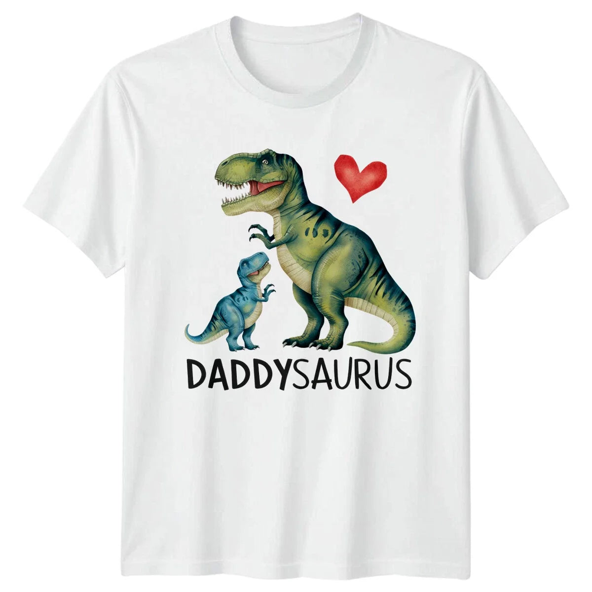 DaddySaurus Fathers Day Dinosaur Dad Gift, T-Rex - Adult & Kids T-Shirts, Sweatshirts & Hoodies apparel design preview 1